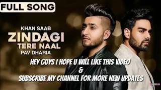 Zindagi Tere Naal(Khan Saab) whatsapp status video | Latest Punjabi 😔 sad Song 2018 |