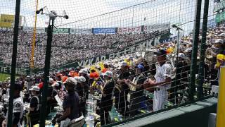 2014夏の甲子園　九州国際大附の応援　アナ雪ほかメドレー