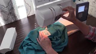 How to Sew a Patch on the Sleeve of Scrubs or Shirt