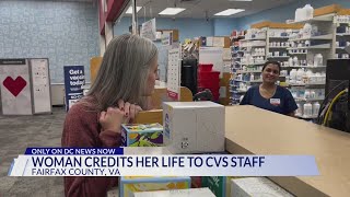 'A life saved': Virginia woman credits fast-acting CVS pharmacy staff for saving her life