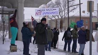 Billings residents rally in “Not My President’s Day” protest against Trump administration policies