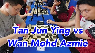 FM TAN JUN YING (2084) VS WAN MOHD AZMIE (1881) | BOARD 1 | ROUND 6 | NATIONAL BLITZ CHAMPIONSHIP