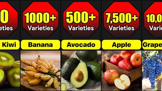 How Many Varieties Different Fruits Have | Which Fruit Has The Most Varieties