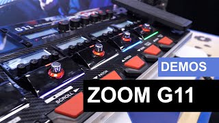 Demo de Zoom G11, multiefectos con pantalla táctil (en español)