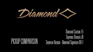 Seymour Duncan vs. Diamond Custom Pickup Shootout on a Diamond Guitars Hailfire