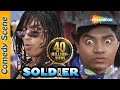 Superhit Comedy Scene - Soldier Movie  - Bobby Deol - Preity Zinta - Johnny Lever -  Indian Comedy