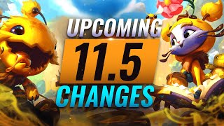MASSIVE CHANGES: NEW BUFFS & NERFS Coming in Patch 11.5 - League of Legends