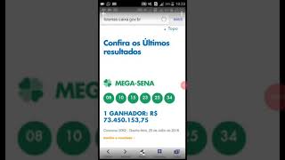 1 GANHADOR DA MEGA SENA CONCURSO 2062 RESULTADO