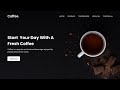 Create Responsive Coffee Website in HTML CSS and JavaScript | Coffee Website in HTML and CSS