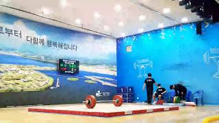 2020년 전국중등부역도경기대회  남자67kg급 용상경기 2020 Junior and Youth Weightlifting Game