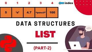 List Functions in Python(Part-2) | Data Structures in Python |Complete Python Tutorial for Beginners
