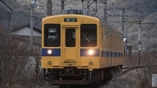 【今は亡き福塩線色】福塩線 普通 福山行き 105系F-01編成[岡オカ] 横尾駅→備後本庄駅間通過！