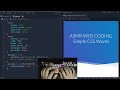 ASMR Programming - Simple CSS Waves Using HTML and CSS | No Talking