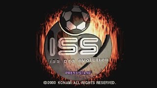 ISS Pro Evolution Soccer (single player) Gameplay [PS1]