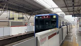 都営6500形6501F 82K試運転(回送表示) 新丸子駅停車→発車