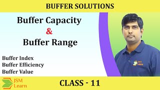 Buffer Capacity (β) and Buffer Range(Buffer Solutions-11)