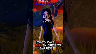 HOW TO MAKE EVIL LINA IN DRESS TO IMPRESS.. 🤔😱 #roblox #robloxshorts