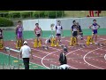 2017年　秋田県高校総体　陸上　100m　決勝