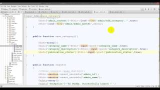 Codeigniter Project Tutorial in Bangla Part 12