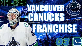 NHL25 Vancouver Canucks Playoffs RD 1 VS NSH