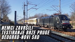 Završeno testiranje brze pruge Beograd Novi Sad HD Video (1080 p)