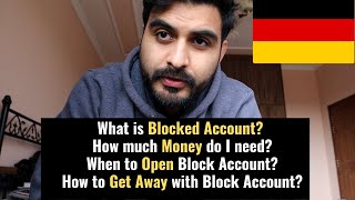 Ask MR#07: Everything you need to Know about BLOCK ACCOUNT for Admissions in Germany!