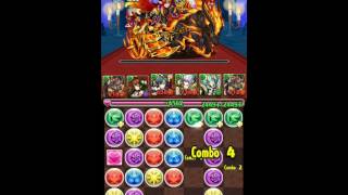 【パズドラ】インディゴ降臨 7×6マス 覚醒バステト ノーコンクリア