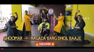 GHOOMAR + NAGADA SANG DHOL | Dance cover | ladies dance | Dandiya dance | garba |Navaratri festival