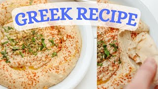 EASY Blender Hummus | Authentic Greek Hummus!