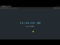 Digital Clock Project for Beginners | JavaScript Project with Live Date & Time