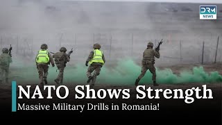 NATO Stages Massive Military Drills in Romania Amid Rising Tensions | DRM News | AH14