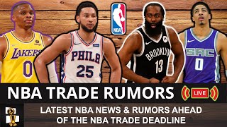 NBA Trade Deadline LIVE: NBA Trade Rumors On James Harden, Ben Simmons, Russell Westbrook | NBA News