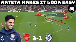Tactical Analysis : Arsenal 3-1 Chelsea | Effortless From Arsenal |