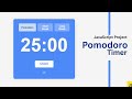 Pomodoro Timer | Javascript Project | how to make pomodoro timer html css javascript