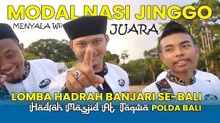 VLOG BTS JUARA Lomba Sholawat Al Banjari se-Bali 2023, Hadrah Masjid At Taqwa Polda Bali