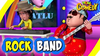 Motu Patlu- EP33A | Rock Band | Funny Videos For Kids | Wow Kidz Comedy