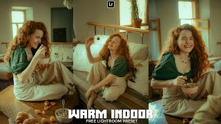 Warm Indoor Preset | Lightroom Mobile Preset Free DNG | lightroom tutorial | lightroom preset