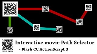Flash CC AS3 - Interactive movie - Path Selector