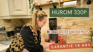 LE MEILLEUR EXTRACTEUR DE JUS HUROM// GARANTIE 15 ANS// DE BON JUS PLEINS DE VITAMINES