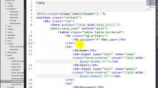 codeigniter update data / Codeigniter Tutorial for Beginners Step by Step