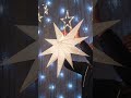 Our Prosecco Star Lantern | White Christmas Lights | Paperstarlights.com