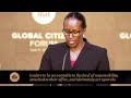 h.e. jeannette kagame speaks at global citizen forum 2017