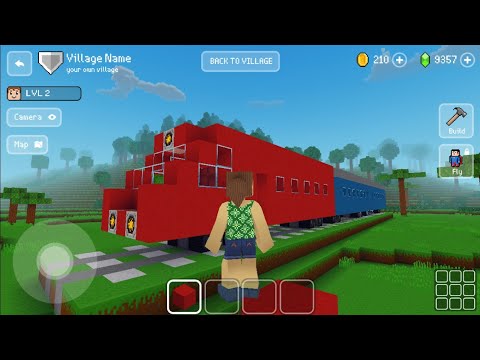 Block Craft 3D: juegos de simulador de construcción gratis #620 (iOS y Android) Train on Rail