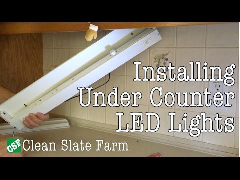 Installing Under Counter LED Lighting Installing Under Counter LED Lighting