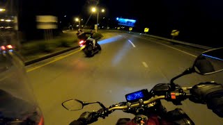 Yamaha MT 09 x Honda CB 650R 🌴🌴 Rodada nocturna Palmas Medellín