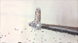 2.45 Carat Tiffany style diamond engagement ring