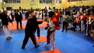 Byron (Video 1-2) - Jr. Black Belt Sparring (B56)