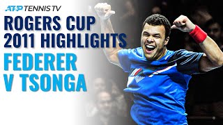 Federer vs Tsonga in ELECTRIFYING Battle| Rogers Cup 2011 Extended Highlights