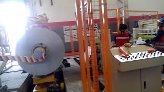 steel coil cut to length line