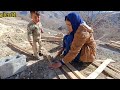 can somayeh build the mountain hut